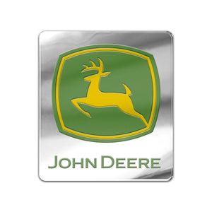 John Deere Green and Yellow TM Logo Auto Emblem