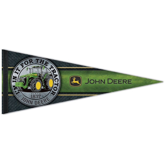 John Deere Black INFTT Pennant Flag