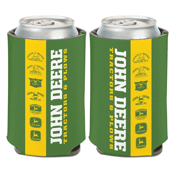 John Deere Green Vintage Logo Can Cooler