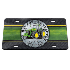 John Deere BK Graphic License Plate