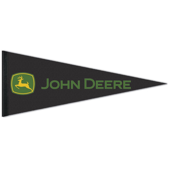 John Deere Black TM Logo Pennant Flag