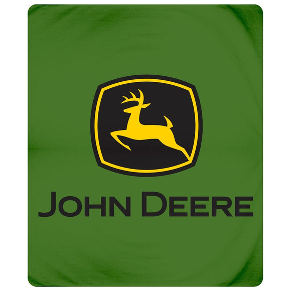 John Deere Green TM Logo Blanket