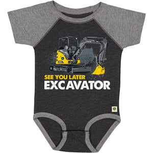 John Deere DGT Infant Excavator Raglan Bodysuit