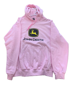 John Deere Women's Pink Hoodie Construction