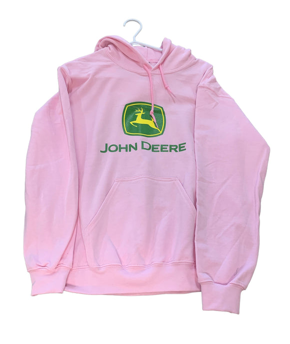 John Deere Women's Pink Hoodie