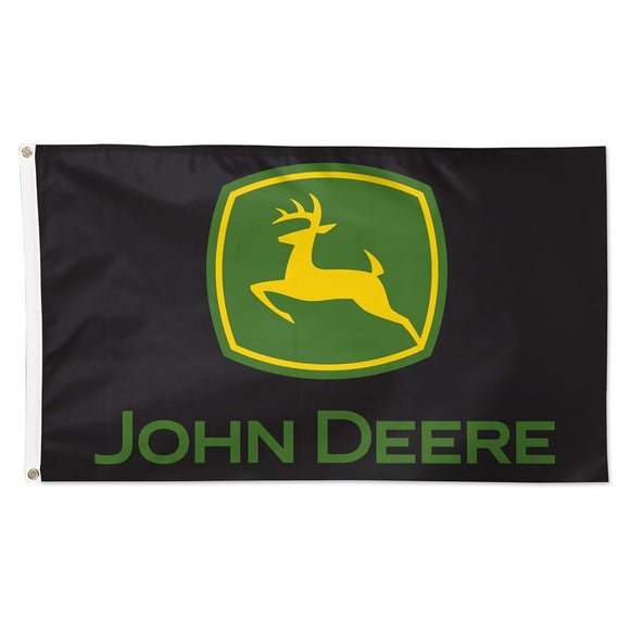 John Deere Black TM Logo Flag