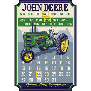 John Deere Die Cut Calendar Magnets