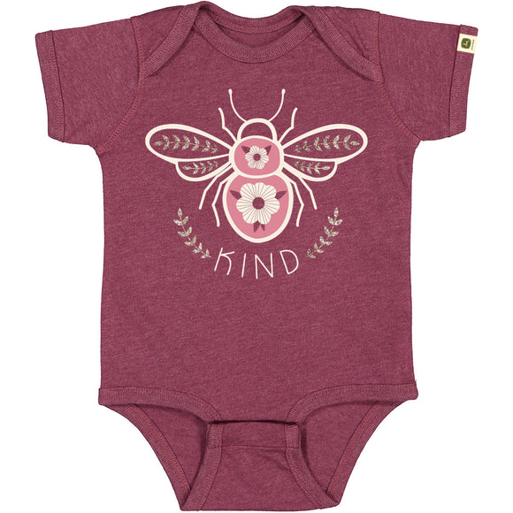 John Deere Infant Bee Kind Bodysuit