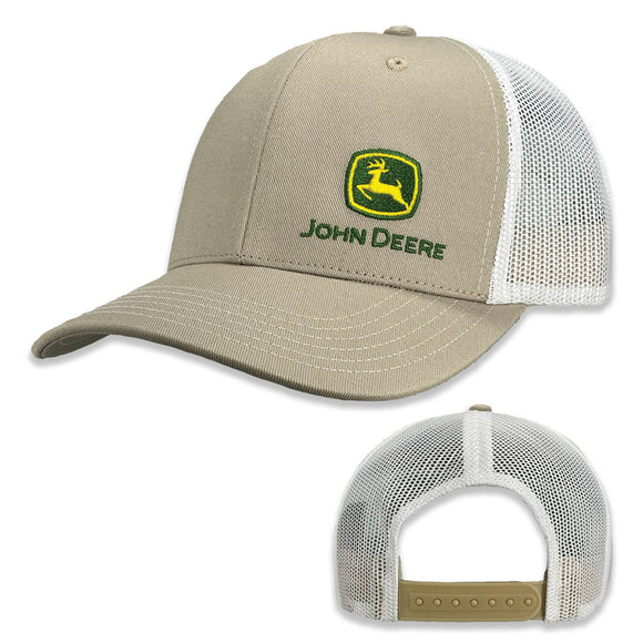 John Deere Moline 112 White Mesh Back Cap