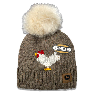 John Deere Toddler Chicken Mommy and Me Beanie