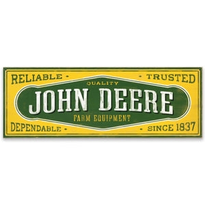 John Deere Since 1937 Distressed Wood Decor