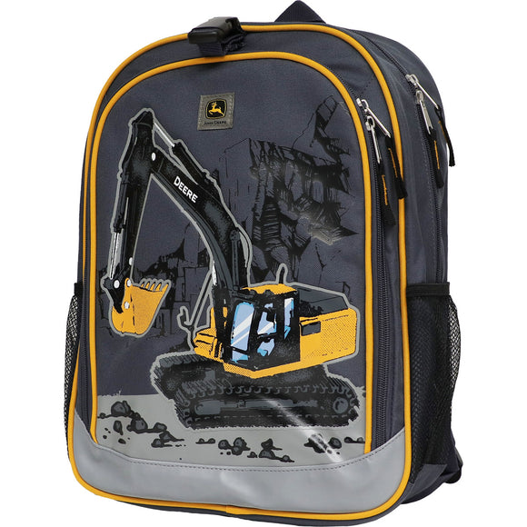 John Deere Construction Boy Backpack