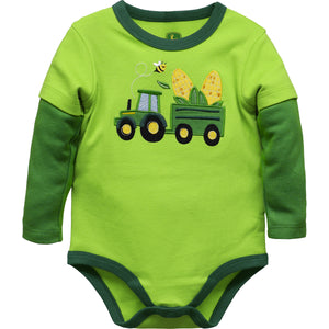 John Deere Boy Infant Bodyshirt Corn