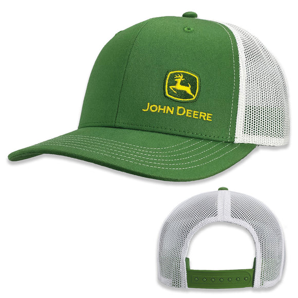 John Deere Moline 112 White Mesh Back Cap