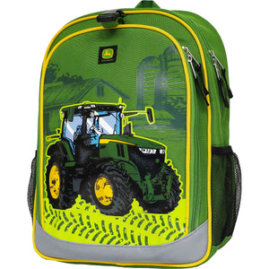 John Deere Green Tractor Boys Backpack